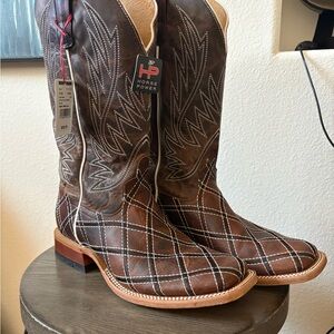 HP Men's Dark Brown Cowboy Boots